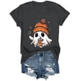 thumbnail image 6 of Duqingm Halloween Shirts for Women Fall Tee Shirt Funny Graphic Tshirt Clothes,2XL, 6 of 7