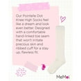 thumbnail image 7 of MeMoi  Pointelle Dot Knee High Socks - Girls - Female, 10, Winter White, 7 of 7