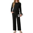 thumbnail image 2 of Cueply 2 Piece Sets for Women Outfits Casual Long Sleeve Lounge Matching Sets Clothing with Pockets, 2 of 8