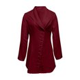 thumbnail image 5 of Blazer Dress for Women Long Sleeve Single Lapel Collar Slim Fit Bodycon Midi Dress Office Work Dresses, 5 of 5