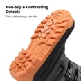 thumbnail image 3 of Dream Pairs Boys Snow Boots Bright Colored Outsole Sli- Resistant Hook And Loop Mid-Calf Faux Fur Lining Winter Shoes For Little Big Kids, 3 of 6