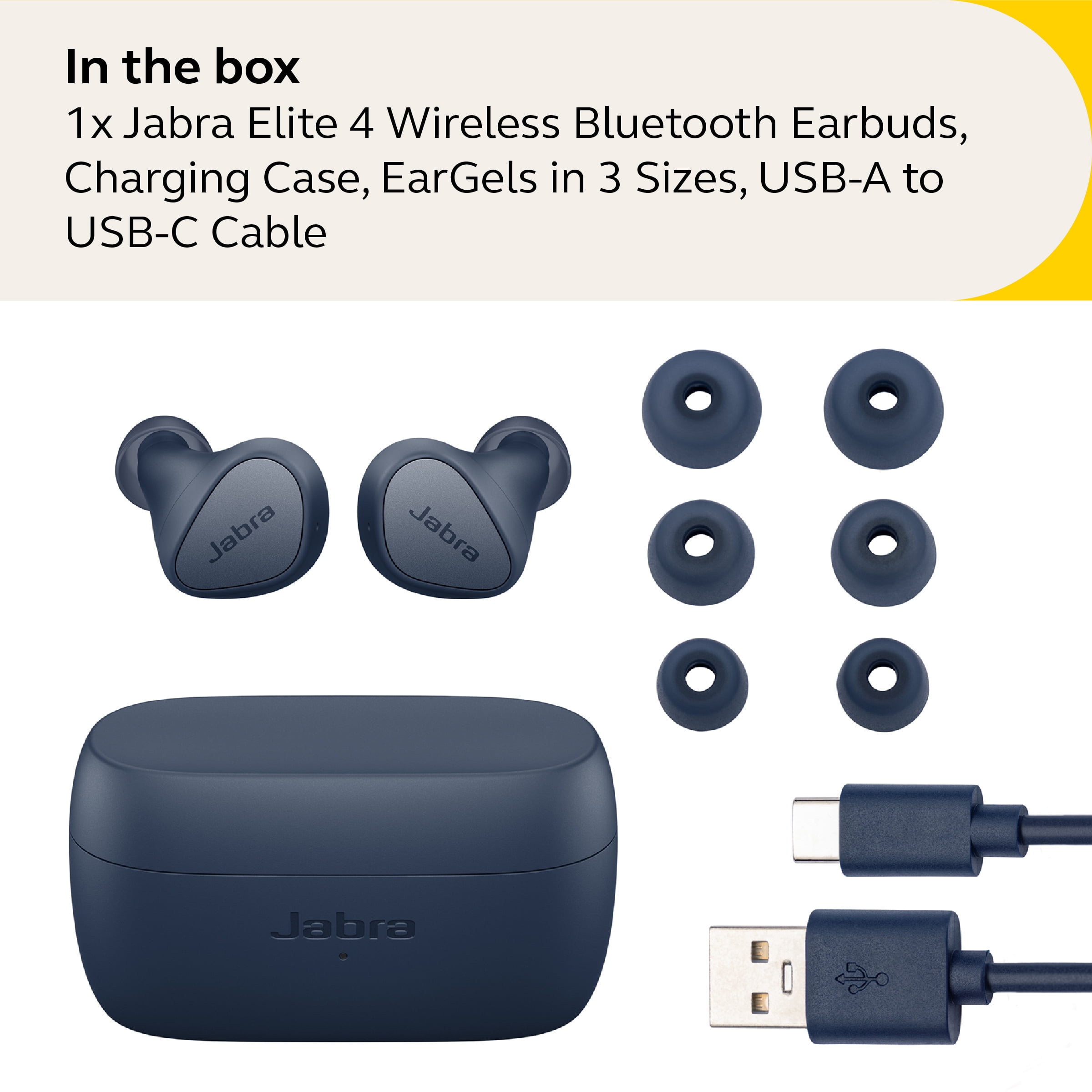 Jabra Elite 4 ワイヤレスイヤフォン　新品 Jabraのフルワイヤレスイヤホン「Elite 4」4月13日発売