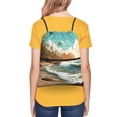 thumbnail image 4 of Xecao Coastal Palm Beach for Drawstring Bags,Pull String Backpack Bags,String Bag Sackpack, 4 of 6