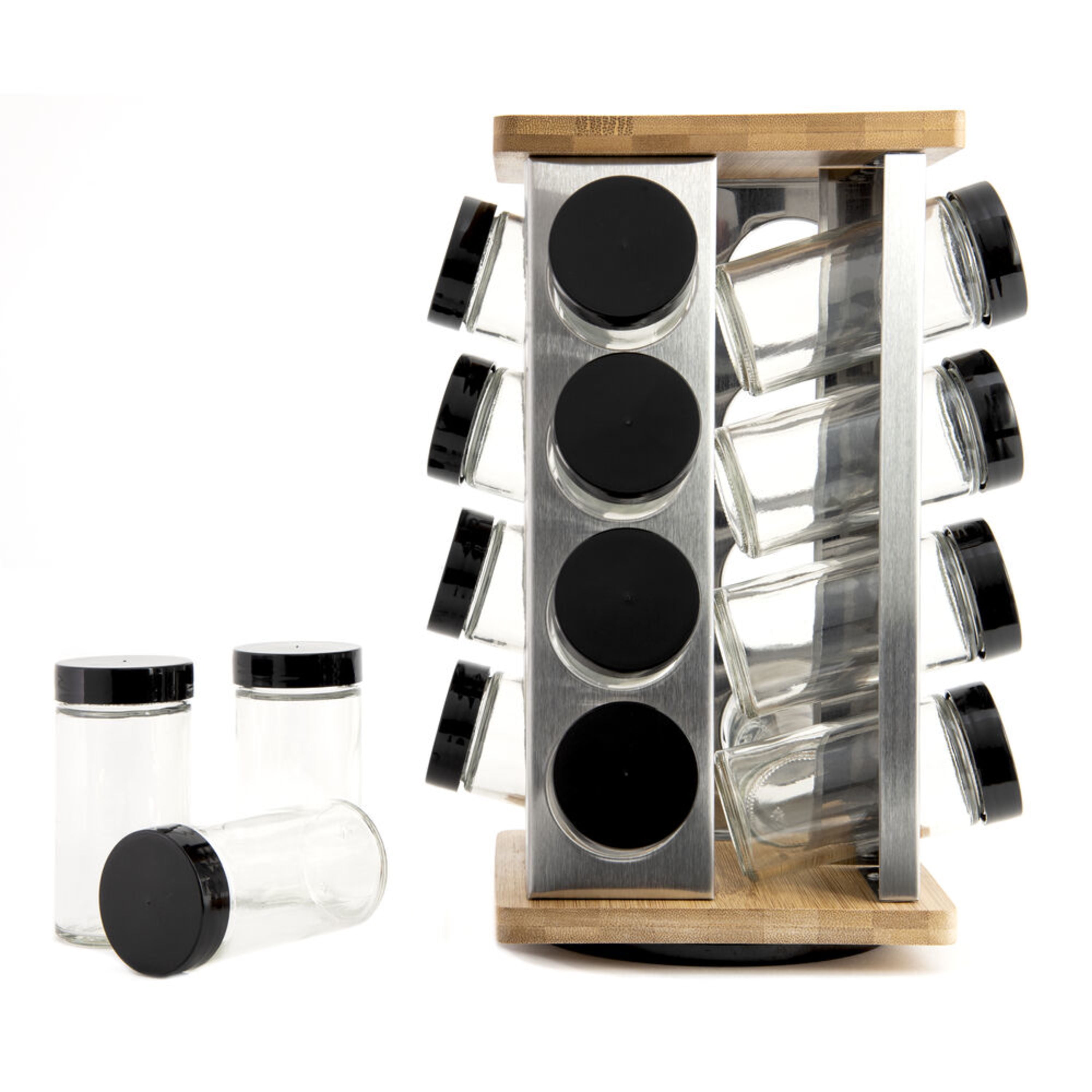 Kamenstein bamboo spice rack best sale