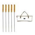 thumbnail image 1 of Brochetas para la parrilla Brochetas de metal para brochetas para pollo BBQ Utensilios de cocina Alfileres para barbacoa blancos Cola Brochetas para asar, 1 of 8