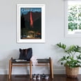 thumbnail image 3 of Art.com Firefall and Camp Curry - Yosemite National Park, California Art Print by Lantern Press, White Frame Wall Art, 32" x 44", 3 of 5