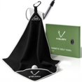 thumbnail image 1 of Toalla de golf magnética VIGLORY 45x45 cm con bolsillo de limpieza, negra, 1 of 7