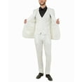 thumbnail image 2 of Mens Suit Two Piece Solid Notch Lapel Set With Free Matching Vest, 2 of 5