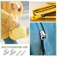 thumbnail image 7 of Uxcell Zipper Repair Kit, Metal Zipper Latch Slider Retainer Insert Pin Top Bottom Stoppers, Fit for Jacket Coat Silver #3 #5 #8 #10, 7 of 7