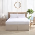 thumbnail image 1 of Falda de cama Tommy Bahama a medida de algodón liso Queen Beige, 1 of 7