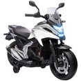 thumbnail image 1 of Qaba Honda Licensed 12V Electric Motorcycle with Headlights Music, White, 1 of 10
