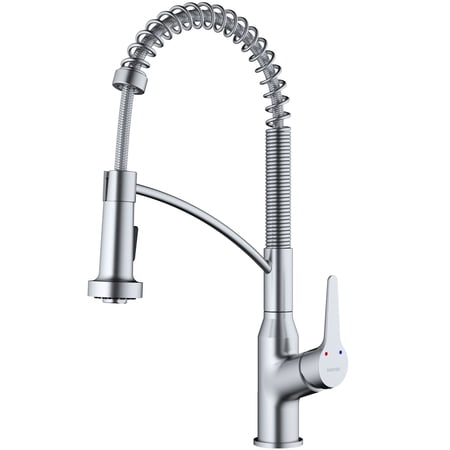 Karran Usa Kkf210 Scottsdale 1.8 GPM 18-5/8 Single Hole Kitchen Faucet - Stainless Steel