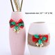 thumbnail image 3 of Adorno Colgante JM 20 piezas mini lazo de Navidad con campanas decoraciones para árbol de Navidad, 3 of 5