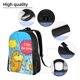 thumbnail image 4 of Mochila escolar Lorax para estudiantes, mochila de viaje, bolso para portátil, bolso de hombro para hombre y mujer., 4 of 5