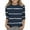 Navy, variant on MeetoTime Kids 3/4 Sleeve Funny Graphic T-Shirt Round Neck Casual Loose Blouses for Boys Girls 3-12Years
