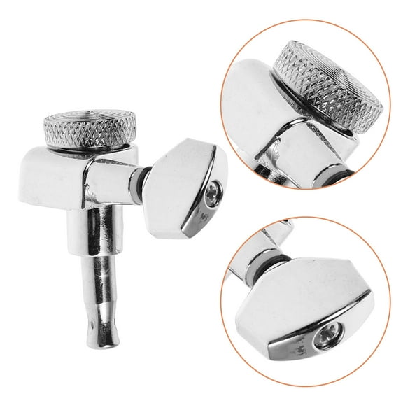 Niceauty 6Pcs Locking Guitar Tuners Silver Zinc Alloy