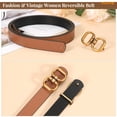 thumbnail image 5 of WHIPPY Women's Reversible Leather Belt Casual Ladies Belts for Jeans Dresses 1 Pack, 5 of 6