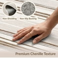 thumbnail image 6 of ODIKA 8'x10' Washable Area Rug Non-Shedding, Easy Care, Striped Casual Border Design With Banded Stripes And Boho Accents for King Size Bedroom Under Bed, Master Suite, 6 of 7