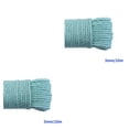 thumbnail image 3 of Langgg Color Hemp Rope Roll Making Tool 100 Cotton rope colorful twine macrame cord string thread Handmade String accessory DIY cord Lake Blue 5mm x 10m 2Set, 3 of 6