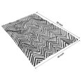 thumbnail image 4 of Black Modern Art Geometric Blanket,Comfortable Soft Flannel Throw Blanket,All Season,Warm Lightweight Blankets for Sofa Bed Couch Living Room Chair,40"x50"(100x130cm), 4 of 4