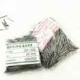 thumbnail image 2 of 1000Pcs Spring Bar Pins  Diameter 1.5mm Stainless Steel Watch Band Link Pins Remover Tools for Watchmaker, 2 of 10