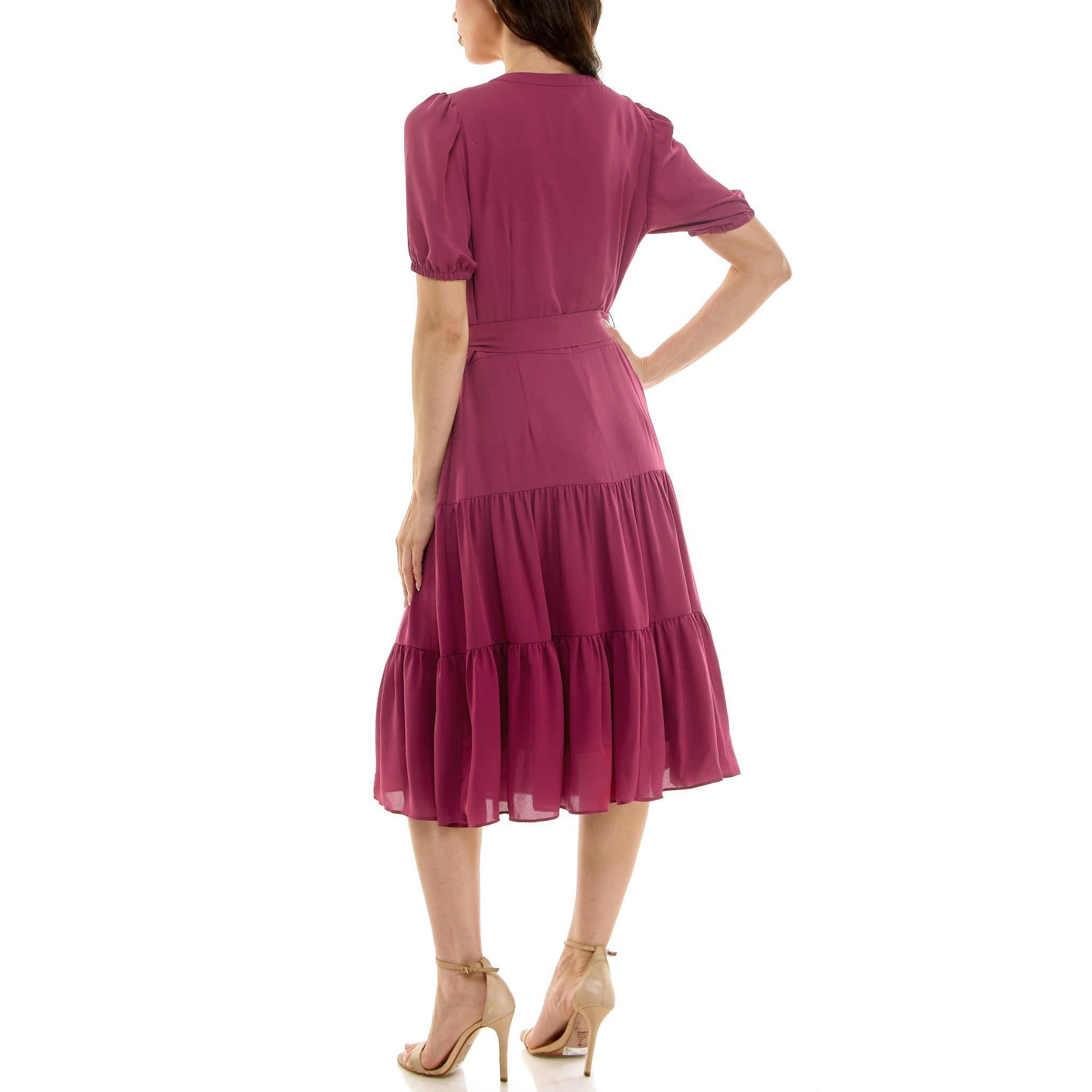 Nanette Lepore Women's Puff Sleeve Lace Midi Dress, Sizes XS-XXXL
