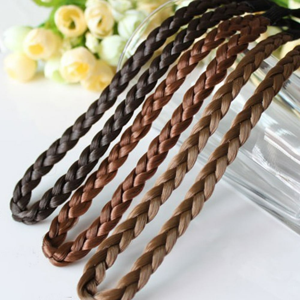 Tinksky TINKSKY Fashion Elastic Stretch Hair Braided Headband Classic