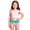Sky Blue, variant on Shachafan Girls Swimwear Ice Print Swimsuit Kids Two Piece Bathing Sun Swim Trunks Rash Guard Beach Guards Toddlers