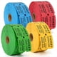 thumbnail image 1 of 4000 Boletos de Rifa Dobles - 4 Colores Surtidos (Azul, Amarillo, Rojo, Verde) 1000 Boletos por Rollo para Eventos de Recaudación de Fondos y Fiestas, 1 of 5