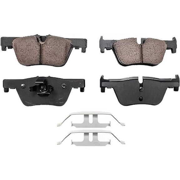 Rear Brake Pad Set - Compatible with 2014 - 2018 BMW 328d Base 2015 2016 2017