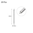 thumbnail image 2 of Pasadores de banda de reloj Uxcell de 18 mm, pasadores de resorte de 1.2 mm de diámetro para conectar la correa del reloj a la caja o cierre del reloj, paquete de 20, 2 of 4
