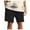 Black, variant on OSOLU Solid Color Men's Summer Vintage Casual Shorts Men's Knee Length Sweatpants Basketball Pants Trousers Daily Relaxed Fit Breathable Bottoms