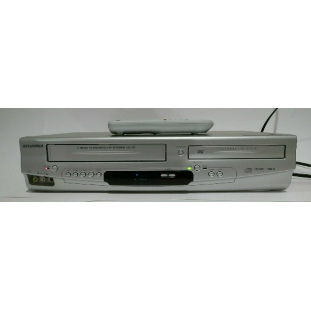 Sylvania DVC860E DVD VCR Combo Dvd Player Vhs Player with Remote and