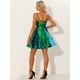 thumbnail image 4 of INSPIRE CHIC Vestido de lentejuelas brillantes con tirantes finos ajustables para mujer Verde XL, 4 of 5