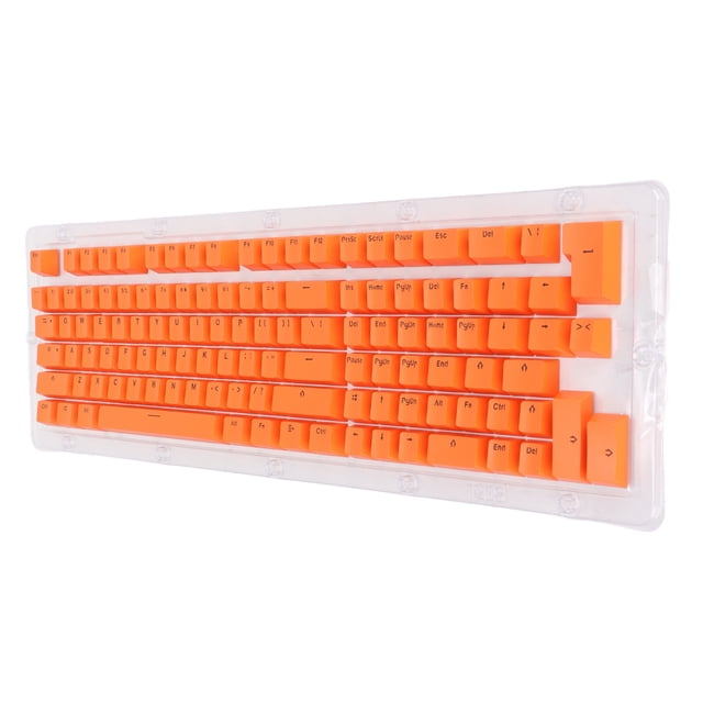 Two Colors Injection Keyboard Keycaps, OEM Keyboard Keycaps Wear Ergonomic Design for 78/82/84/87 Keys Keyboard for 61/64/68/71 Keys Keyboard Orange Red Black Letters,Black Red