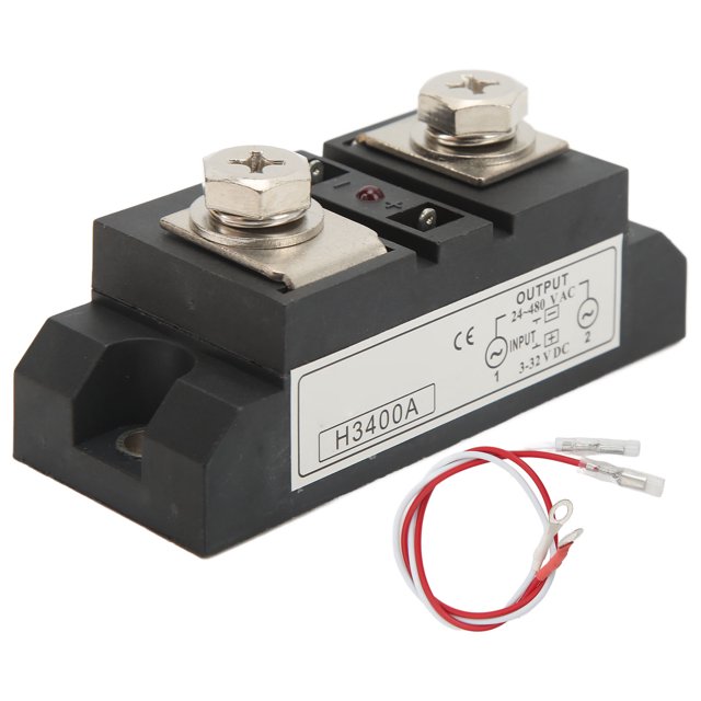 Controlador de distribución de energía de carcasa ABS de relé de estado sólido industrial con chip inteligente DC 3‑32V a AC 24‑480V VoborMX herramienta