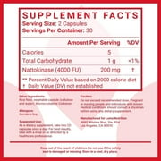 Luma Nutrition Nattokinase Supplement - Nattokinase 4000 FU Per Serving, Premium Nattokinase Formula for Heart Health Support - 60 Capsules, 30 Servings - Made in USA