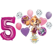 Paw Girl Pups on Patrol Skye 5th Birthday Party Supplies Balloon Bouquet Decorations