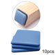 thumbnail image 4 of 10 protectores de suelo para muebles con almohadillas deslizantes antideslizantes y antiarañazos. azul 25x25mm, 4 of 9