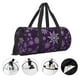 thumbnail image 3 of Easygdp Snowflake Gradient Purple Bolsa de Viaje, Bolsa de Mano, Bolsa de Gimnasio, Bolsa de Equipaje para Viaje, 3 of 5