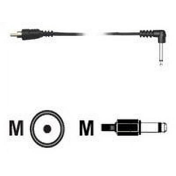 Hosa Technology 3' Male to 1/4" Phone Right Angle Male Audio Interconnect Cable