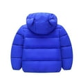 thumbnail image 3 of Spazoro Kids Girls Outwear Jackets, Winter Hooded Warm Cute Casual Coats for Girls Blue Size 5 T, 3 of 3