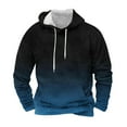 thumbnail image 1 of Sudadera con capucha para hombre, moda, bolsillos, manga larga, estampado degradado, sudadera con capucha, blusa para hombre, blusa de poliéster, 1 of 4