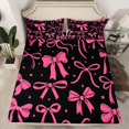 thumbnail image 2 of Feelyou Vintage Bow-tie Teens Queen Sheet Sets, Cute Princess Bed Set, 4 Pieces, 2 of 7