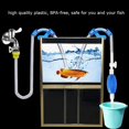 thumbnail image 3 of Kit de nettoyage d'aquarium avec pompe et aspirateur pour gravier et tube d'eau de 5 m, 3 of 4