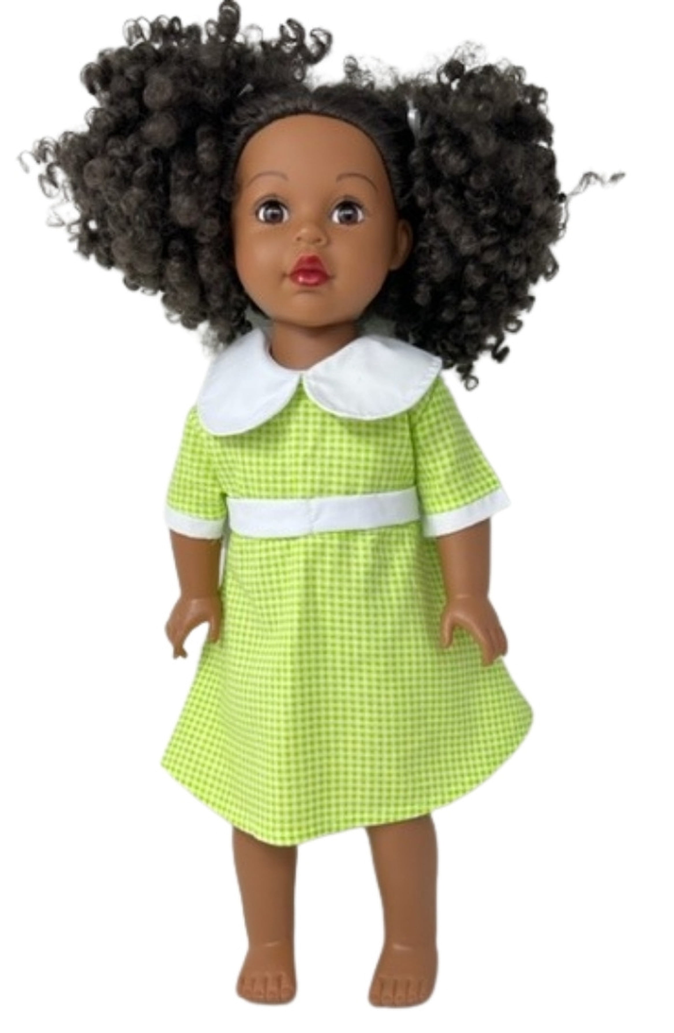 Doll Clothes Superstore Lime Green Casual Dress Fits 18 Inch Girl Dolls Like American Girl Our 
