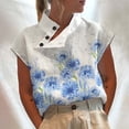 thumbnail image 4 of Birdeem Chemise Décontractée d'Été pour Femme, Ample, à Boutons, en Coton et Lin, Col Montant, 4 of 6