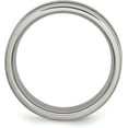 thumbnail image 3 of Chisel Titanium Polished with Black Carbon Fiber Inlay 8.2mm Band - Ring Size 8.0-4.0gm, 3 of 8
