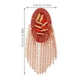 thumbnail image 2 of unbranded 2Ud Par De Parches Bordados A Mano Con Y Para Chaquetas Punk Rojas, 2 of 6