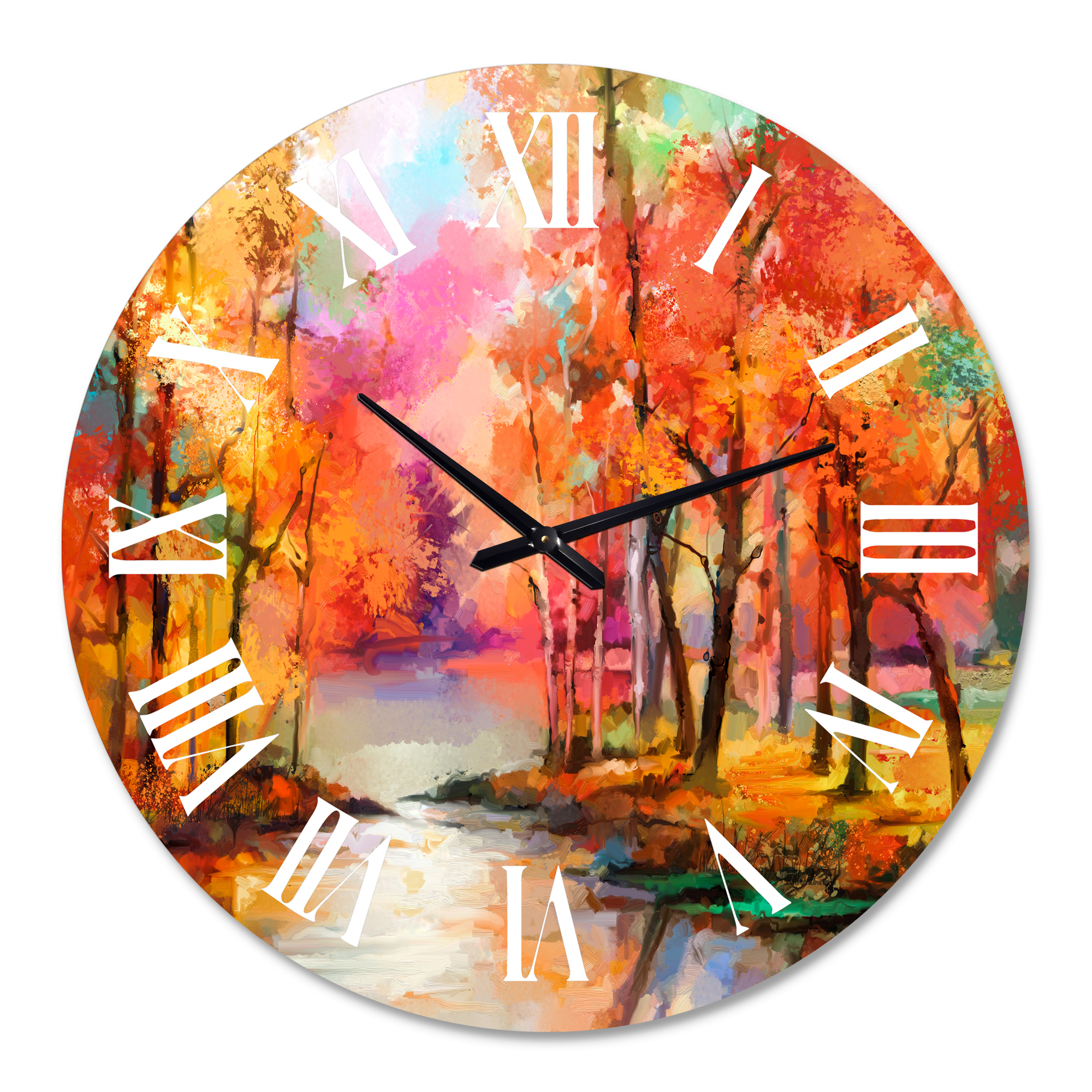 Designart 1 in Modern,Contemporary Wall Clock